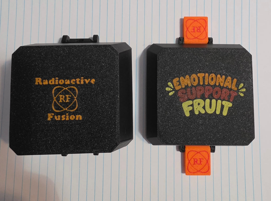 Emotional Support Fruit Squishy Case – Fits NeeDoh Groovy Fruit & Scrunchems Sugar Squish | Radioactive Fusion ☣️