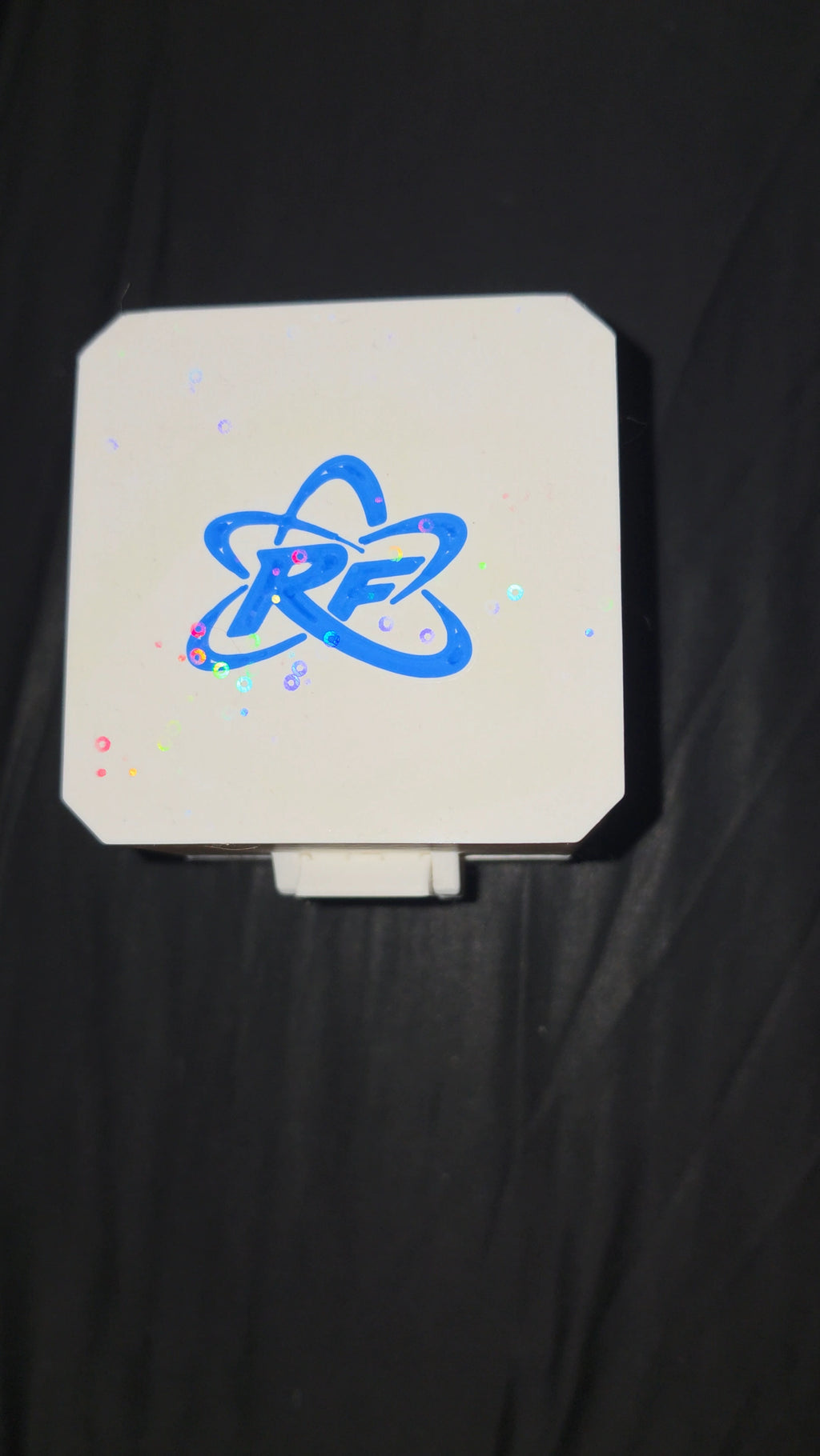 ☣️ Radioactive Fusion Squish Below Zero – NeeDoh Snow Ball Crunch Custom 3D Printed Locking Case