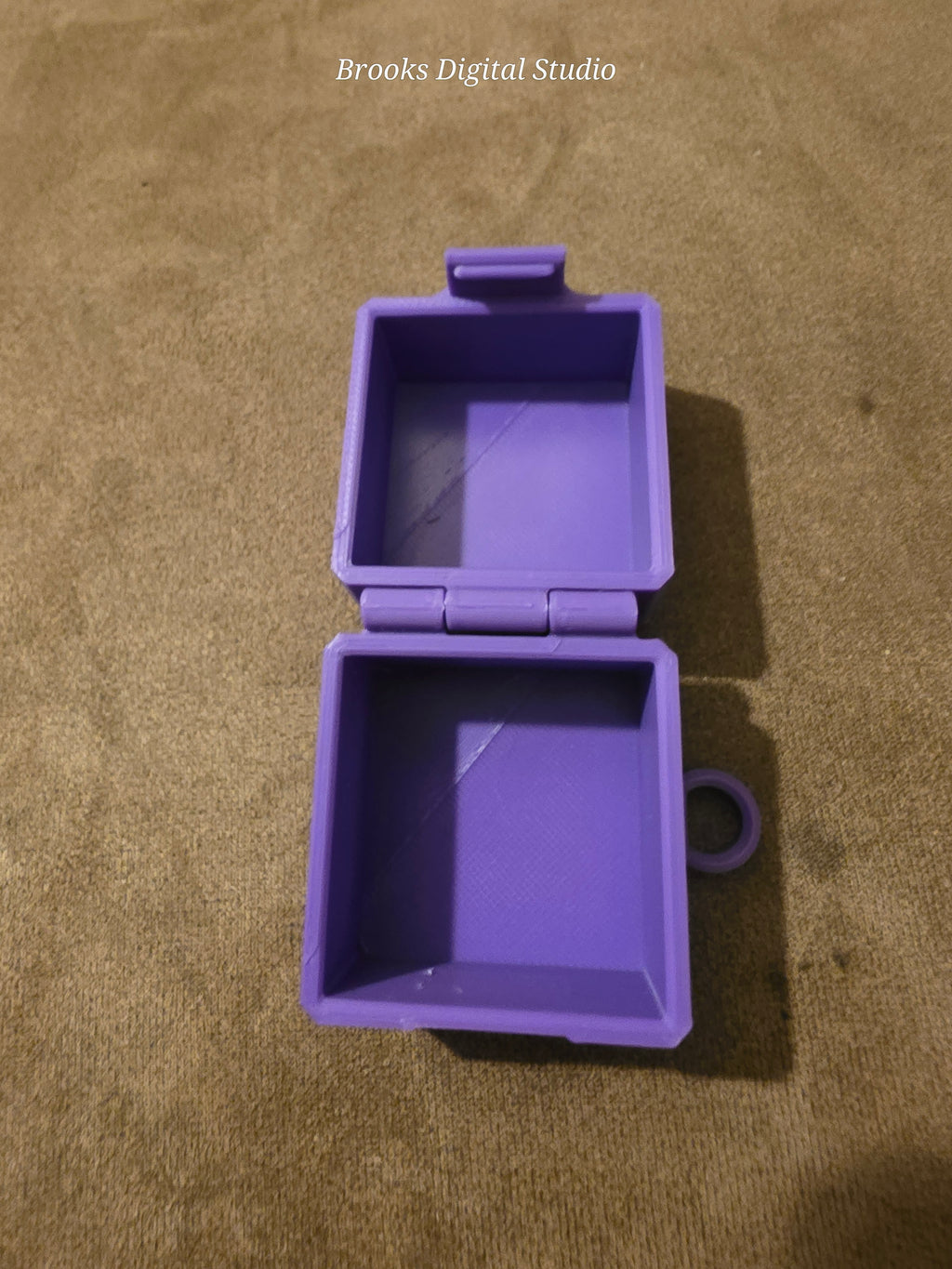 Nice Ice Baby Bat Edition – Custom 3D Printed Hinged Squishy Case with Keychain Loop